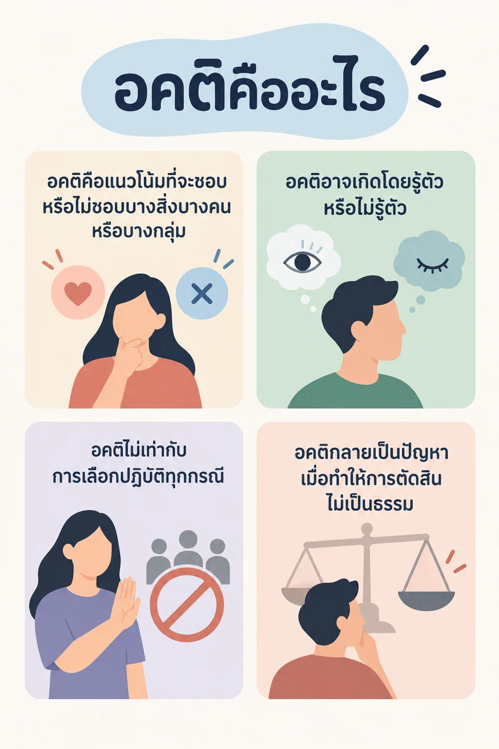 อคติคืออะไร