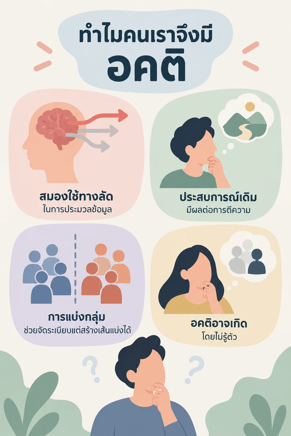 ทำไมคนเราจึงมีอคติ