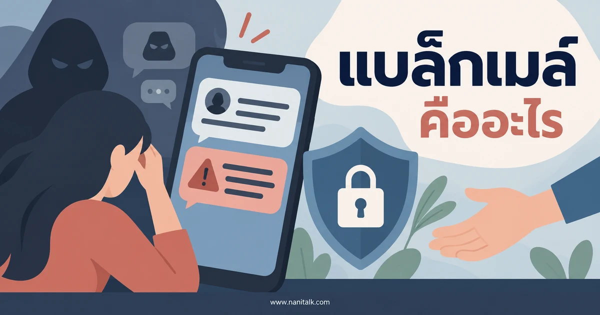 แบล็กเมล์คืออะไร? รู้ทันการข่มขู่และวิธีรับมืออย่างปลอดภัย