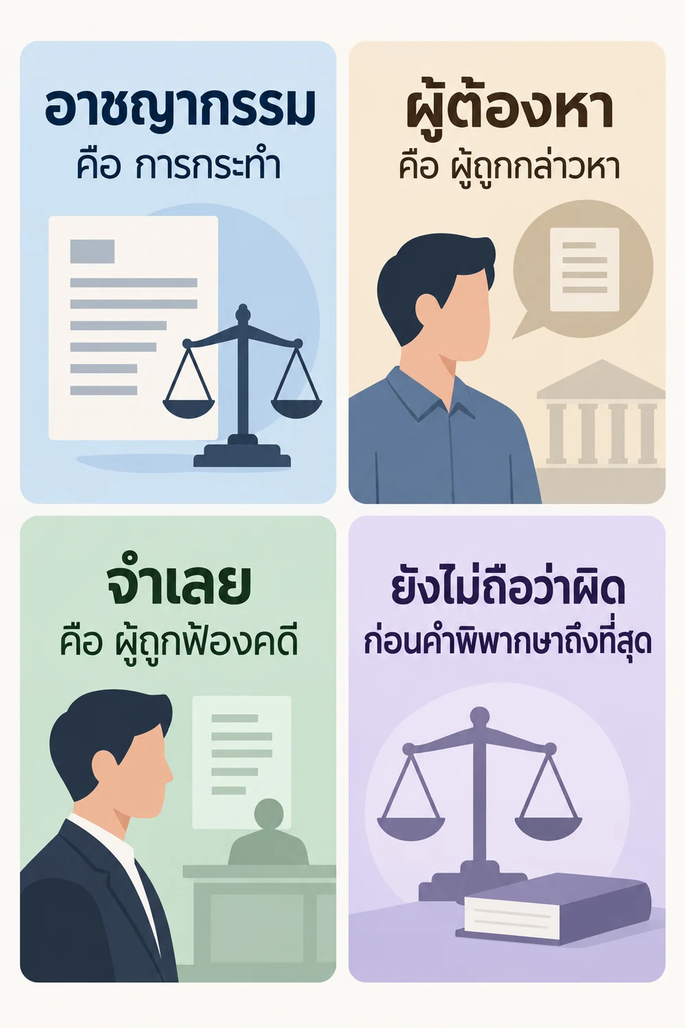 อาชญากรคืออะไร และต่างจากผู้ต้องหาอย่างไร