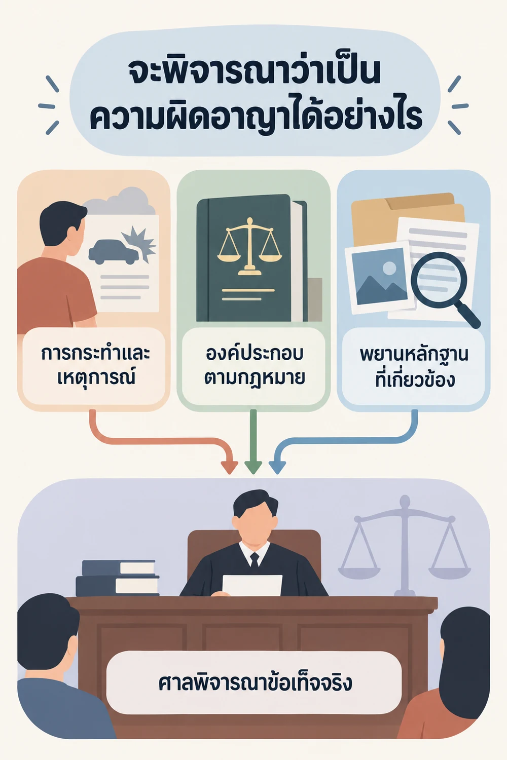 จะพิจารณาว่าเป็นความผิดอาญาได้อย่างไร
