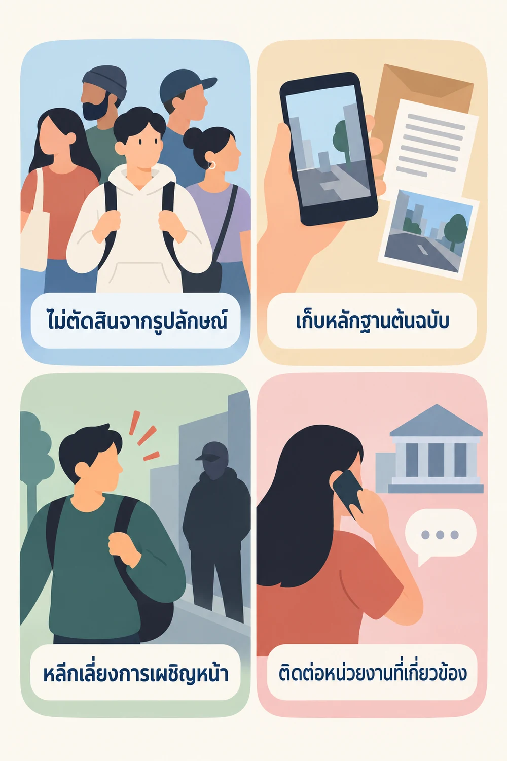 รู้เท่าทันและรับมือกับอาชญากรรมอย่างไร