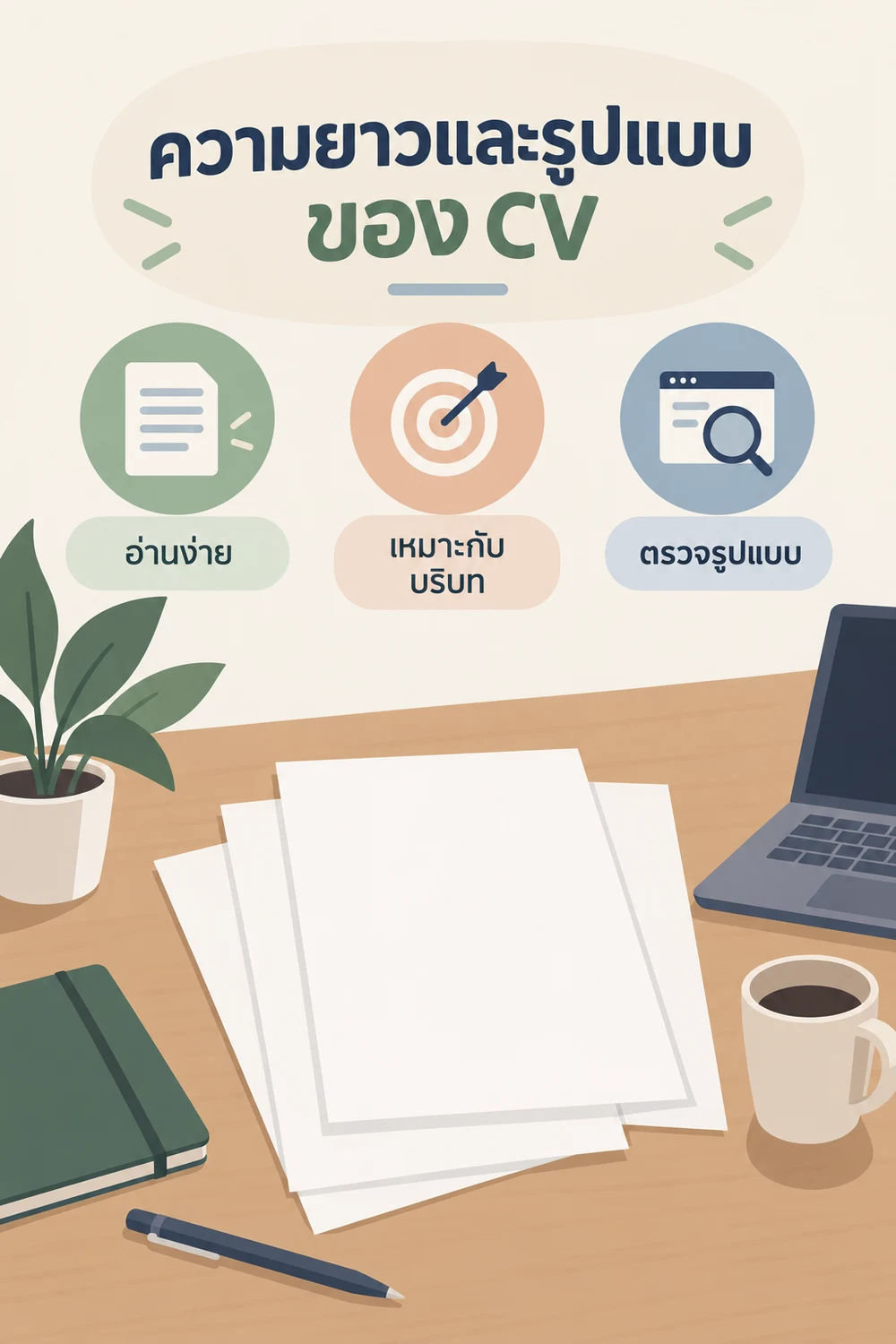 ความยาวและรูปแบบของ CV