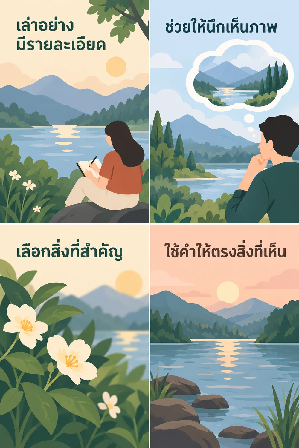 พรรณนาโวหารหมายถึงอะไร