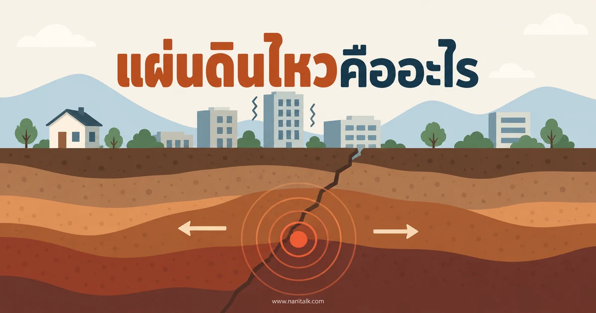 แผ่นดินไหวคืออะไร เกิดจากอะไรและเตรียมตัวอย่างไร