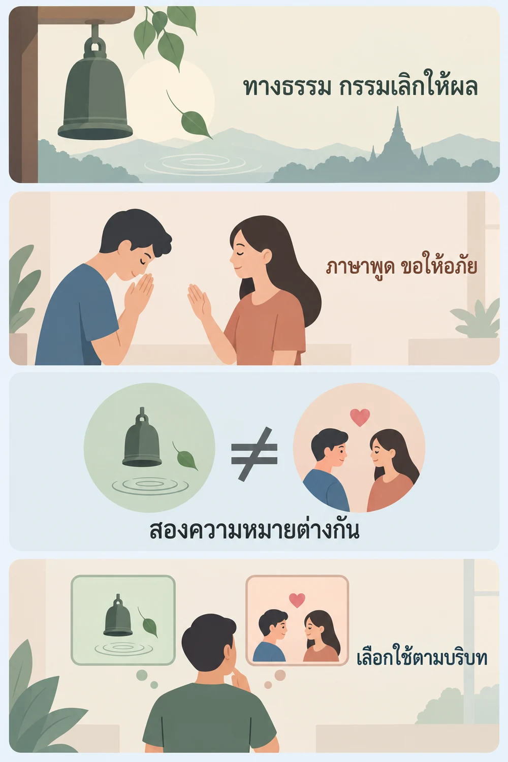 อโหสิกรรมหมายถึงอะไรในทางธรรมและภาษาพูด