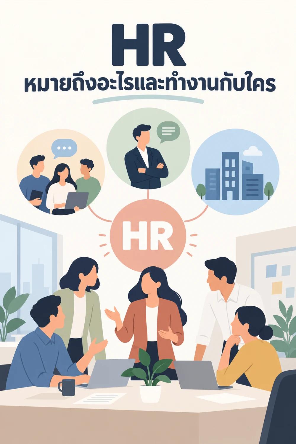 HR หมายถึงอะไรและทำงานกับใคร