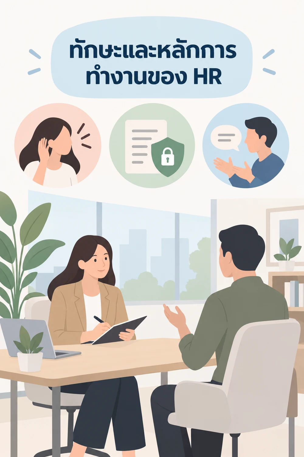 ทักษะและหลักการทำงานของ HR