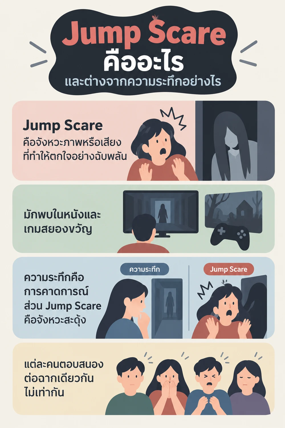 Jump Scare คืออะไร และต่างจากความระทึกอย่างไร