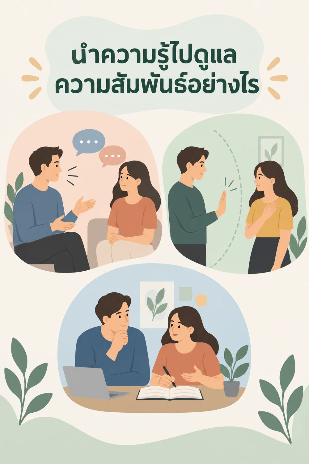 นำความรู้ไปดูแลความสัมพันธ์อย่างไร