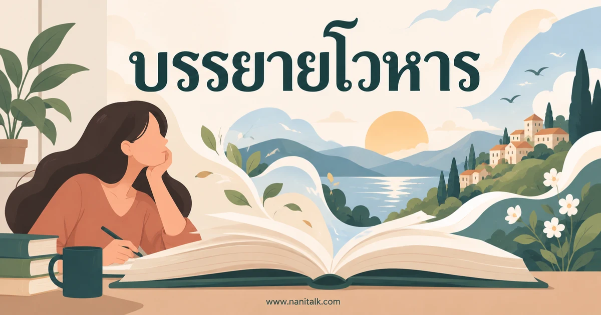บรรยายโวหารคืออะไร? ความหมาย หลักการเขียน และตัวอย่าง