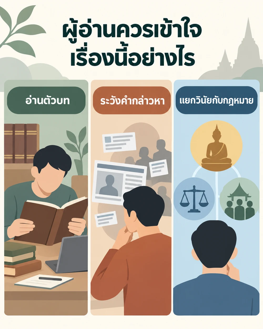 ผู้อ่านควรเข้าใจเรื่องนี้อย่างไร