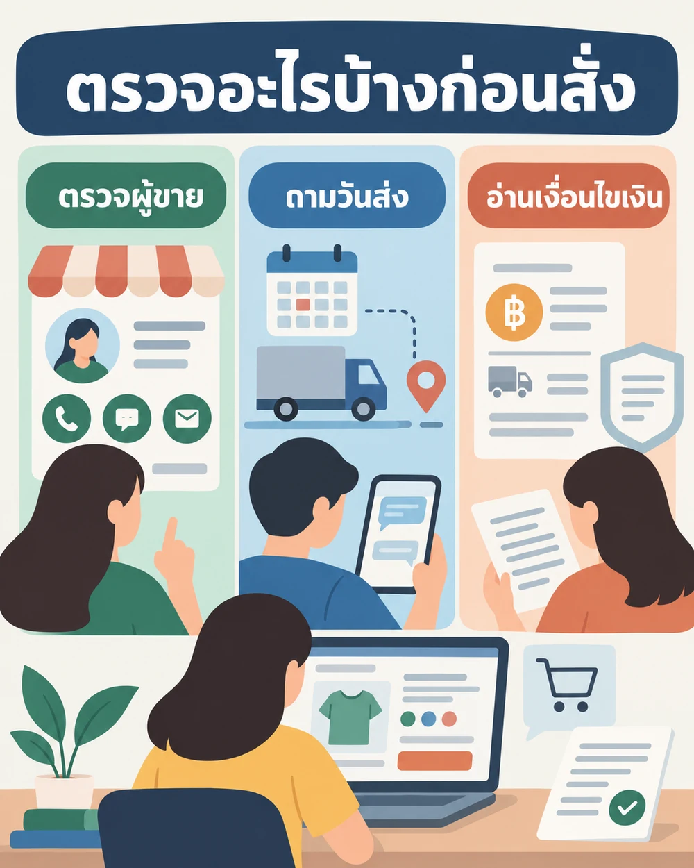 ตรวจอะไรบ้างก่อนสั่ง