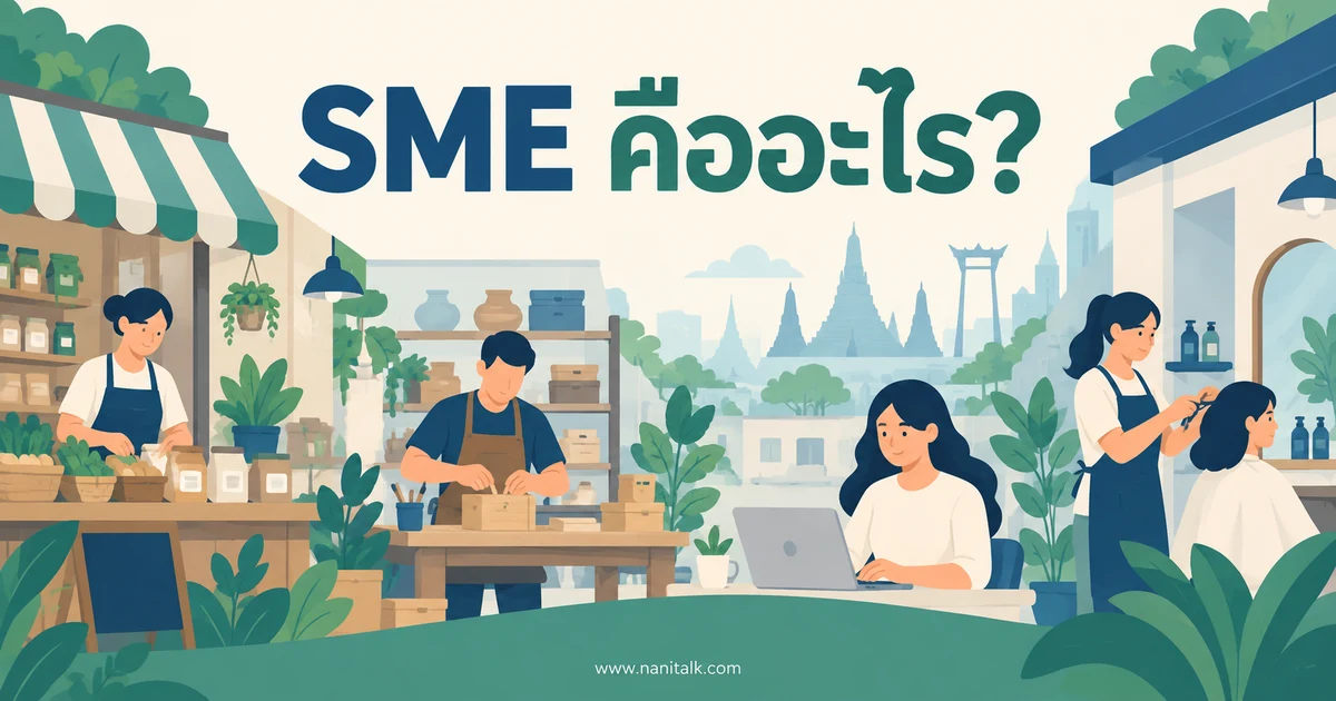 เอสเอ็มอี (SME) คืออะไร? ความหมายและเกณฑ์ในประเทศไทย