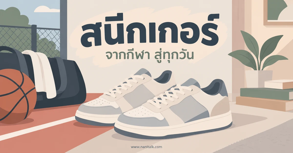 สนีกเกอร์คืออะไร: จากรองเท้ากีฬาสู่รองเท้าที่ใส่ทุกวัน