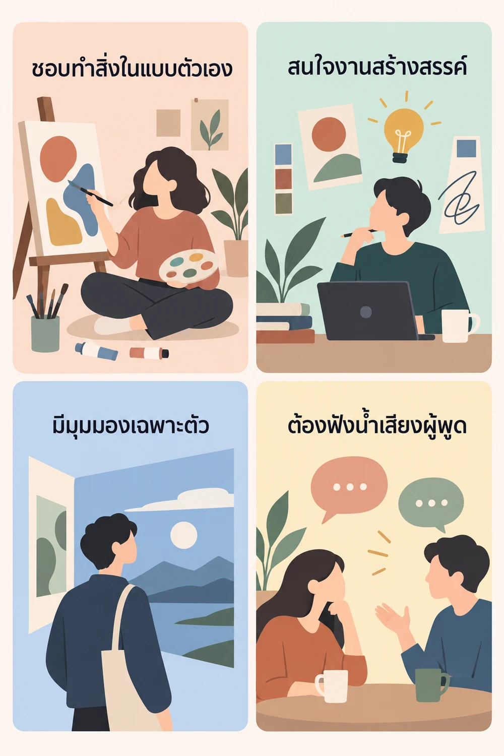 คนติสต์หมายถึงอะไรในบทสนทนา