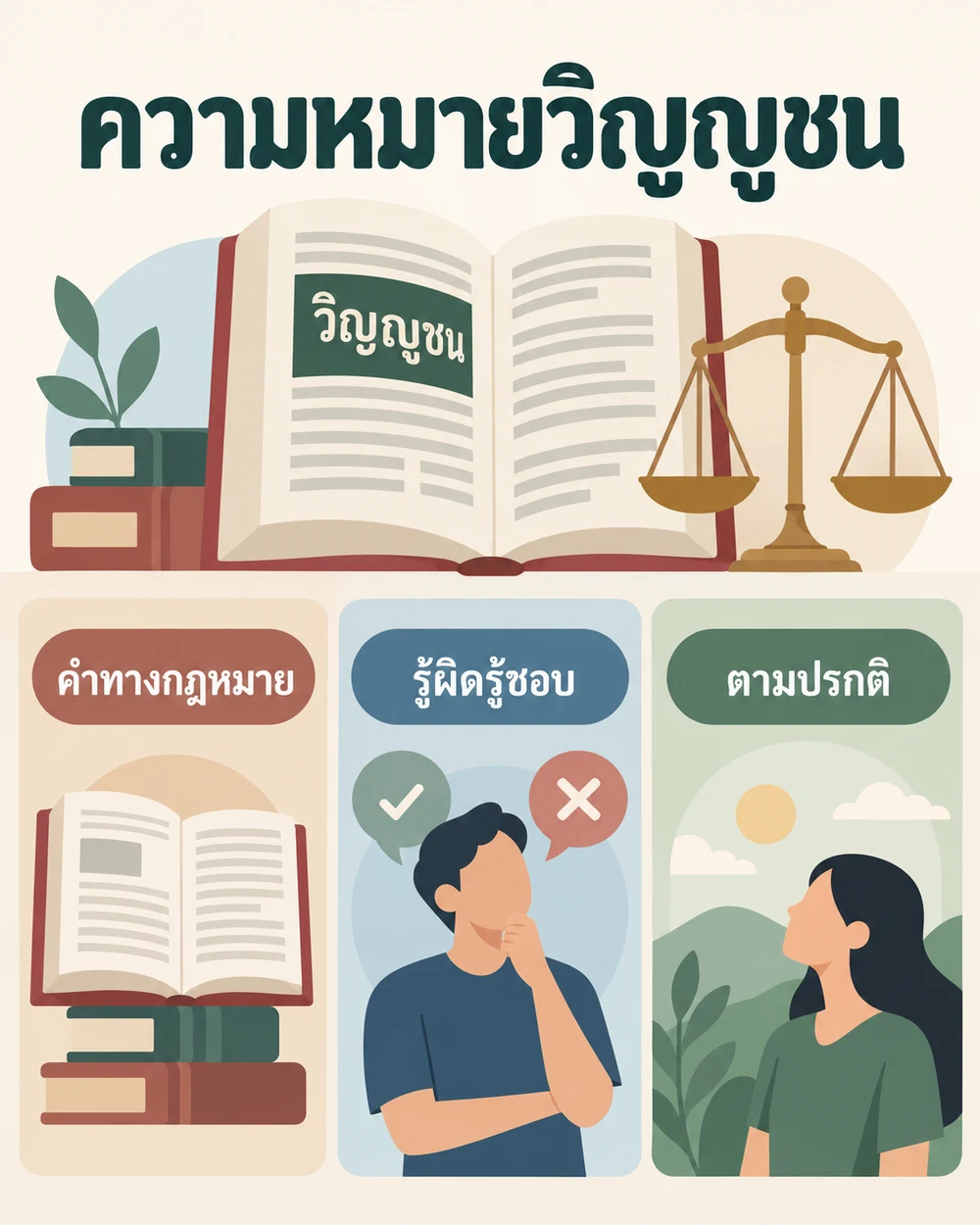 พจนานุกรมให้ความหมายวิญญูชนอย่างไร