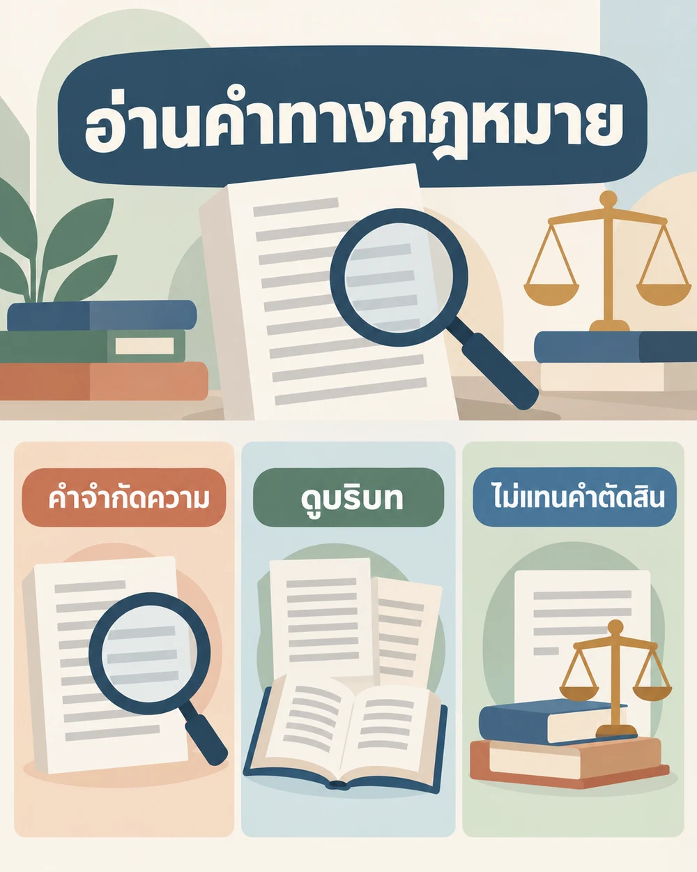 คำนี้บอกอะไรและไม่บอกอะไรในทางกฎหมาย