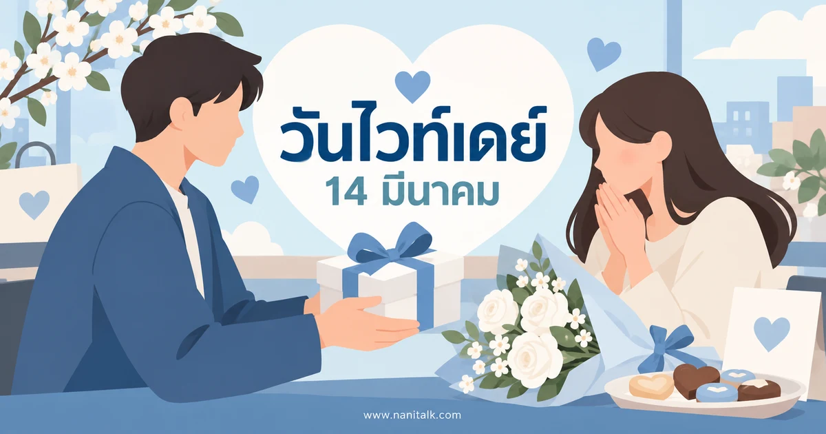 วันไวท์เดย์ (White Day) ตรงกับ 14 มีนาคม