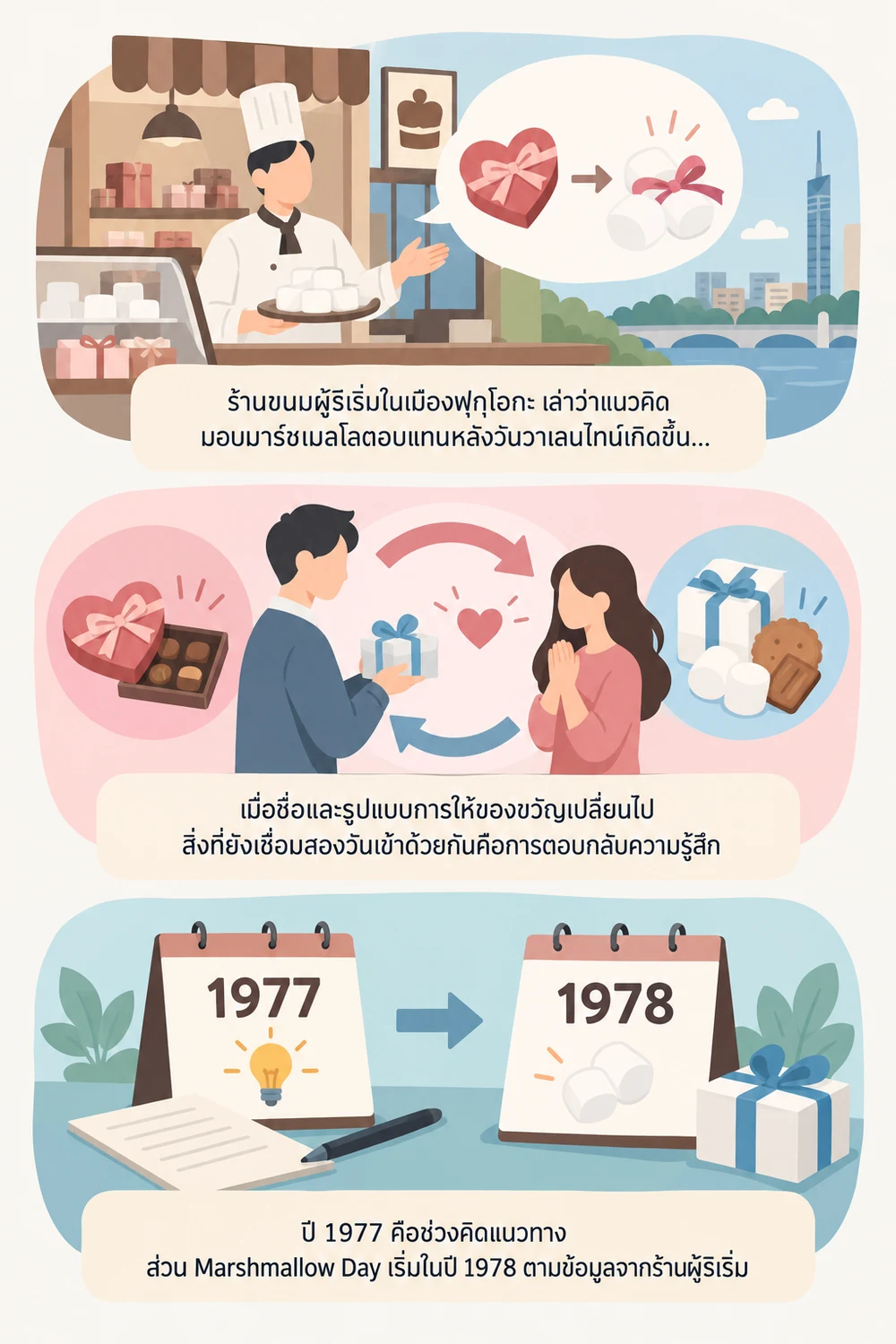 จาก Marshmallow Day สู่วันไวท์เดย์