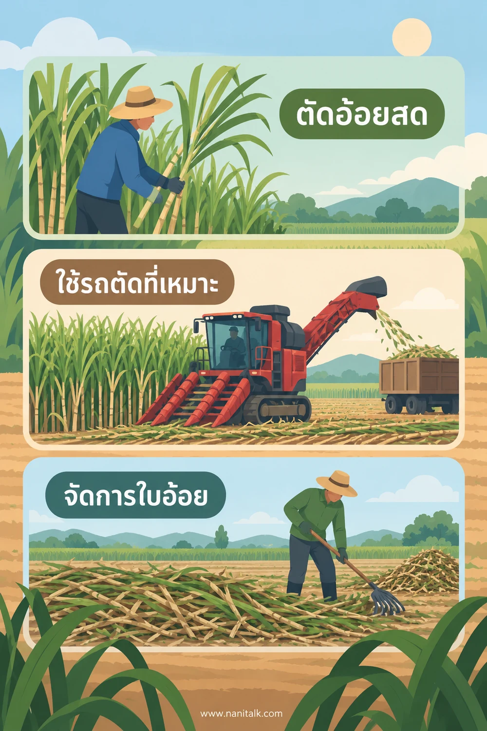 ลดการเผาอ้อยได้ด้วยวิธีใด