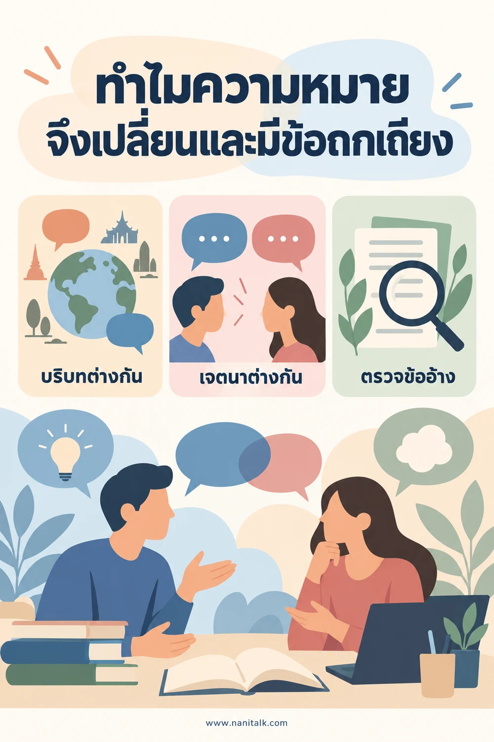 ทำไมความหมายจึงเปลี่ยนและมีข้อถกเถียง