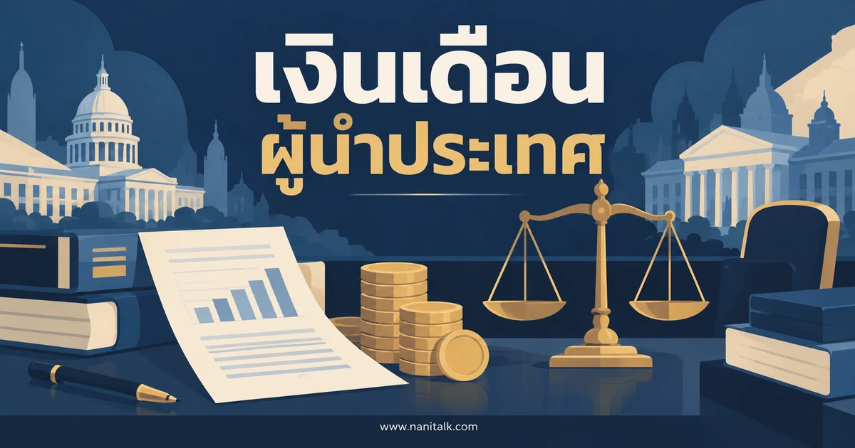 เงินเดือนผู้นำประเทศเท่าไร? เทียบสหรัฐฯ–สิงคโปร์อย่างมีที่มา