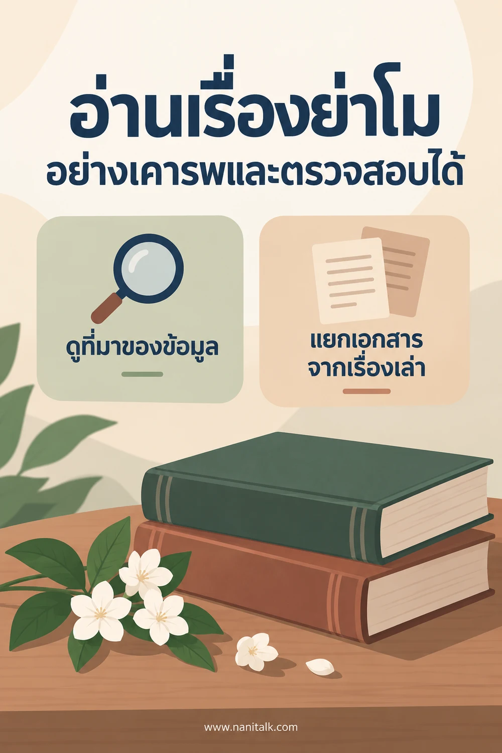 อ่านเรื่องย่าโมอย่างเคารพและตรวจสอบได้