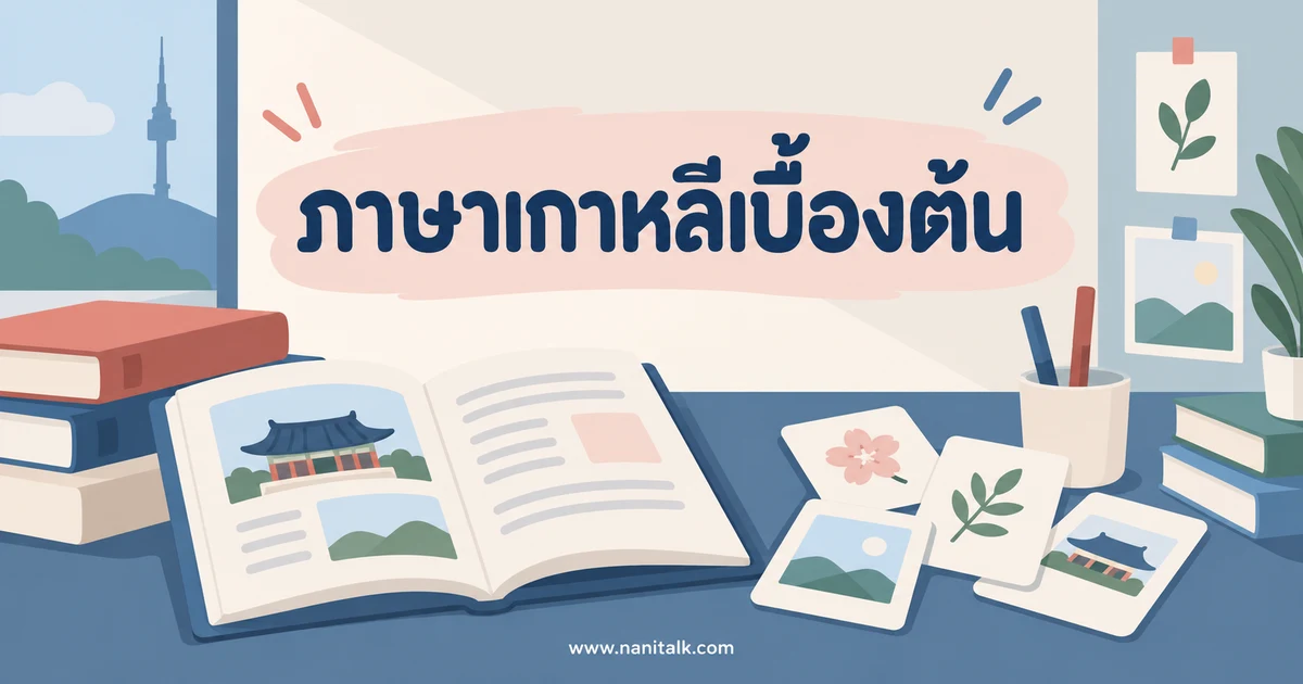 ภาษาเกาหลีเบื้องต้น: คำทักทายและวลีสุภาพ พร้อมคำอ่านไทย