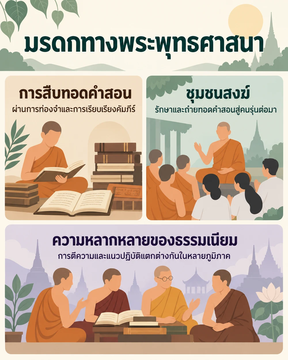 ปรินิพพานและมรดกทางพระพุทธศาสนา