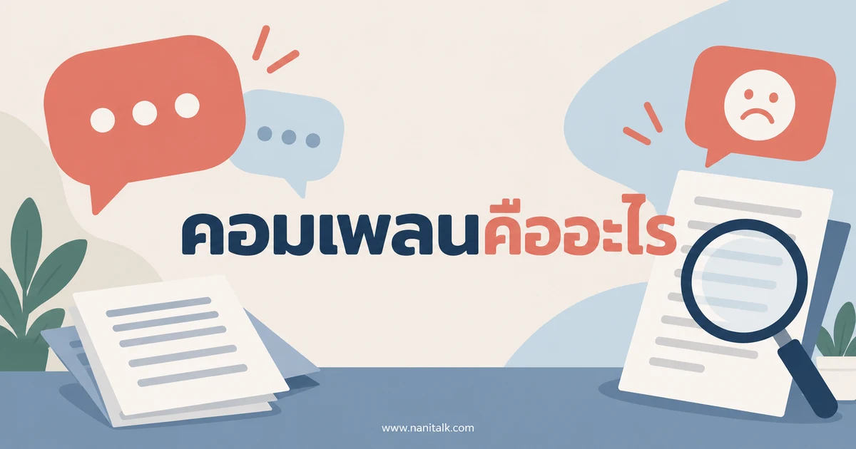 คอมเพลน (Complaint) คืออะไร และจัดการข้อร้องเรียนอย่างไร