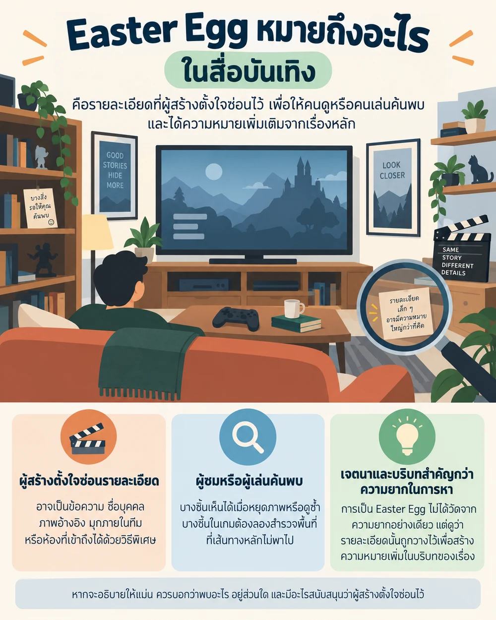 Easter Egg หมายถึงอะไรในสื่อบันเทิง