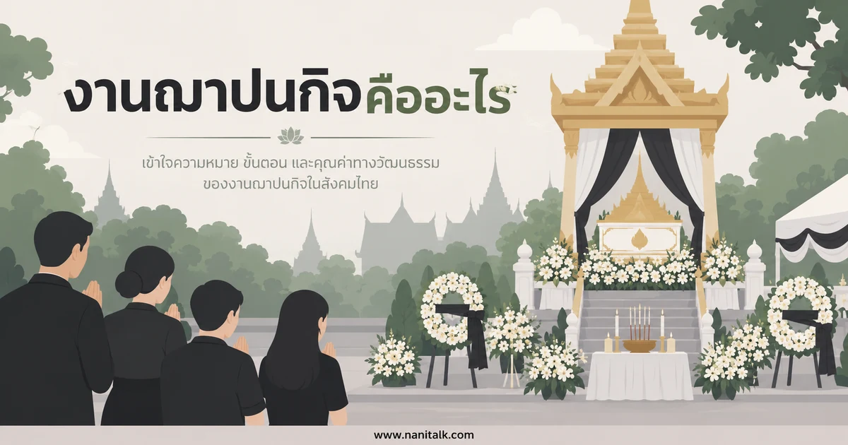 งานฌาปนกิจคืออะไร? ความหมาย การเตรียมงาน และมารยาทร่วมพิธี