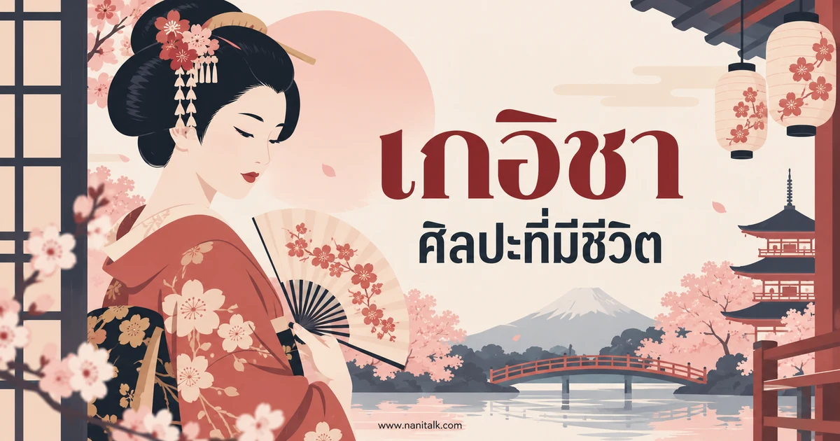 เกอิชาคืออะไร? เข้าใจเกอิโกะ ไมโกะ และศิลปะการแสดงญี่ปุ่น