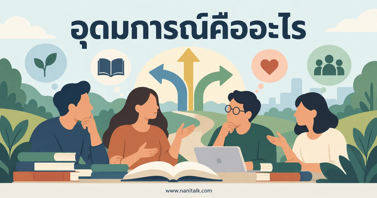 อุดมการณ์คืออะไร ความหมาย ตัวอย่าง และวิธีพิจารณาอย่างรอบด้าน