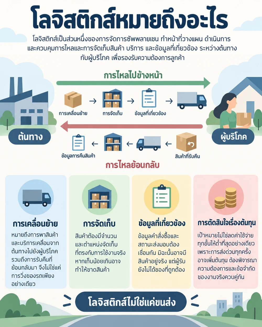 โลจิสติกส์หมายถึงอะไร