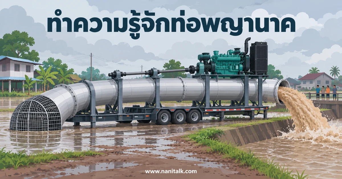 ท่อพญานาค (ท่อซิ่ง) หมายถึงอะไร ทำไมกลายเป็นพระเอกกู้น้ำท่วม
