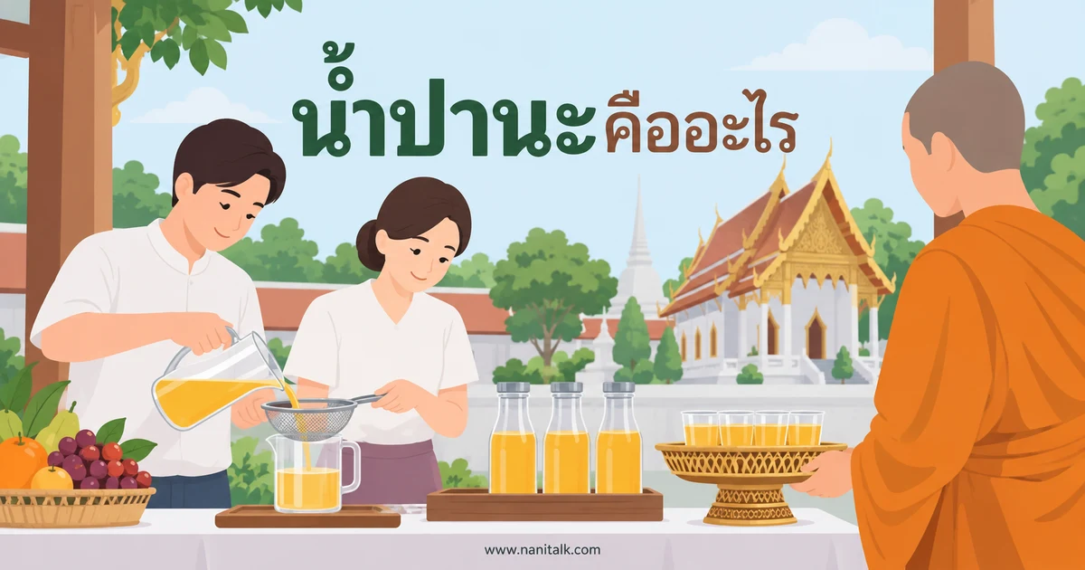 น้ำปานะคืออะไร หลักพระวินัยและข้อควรรู้ก่อนถวาย