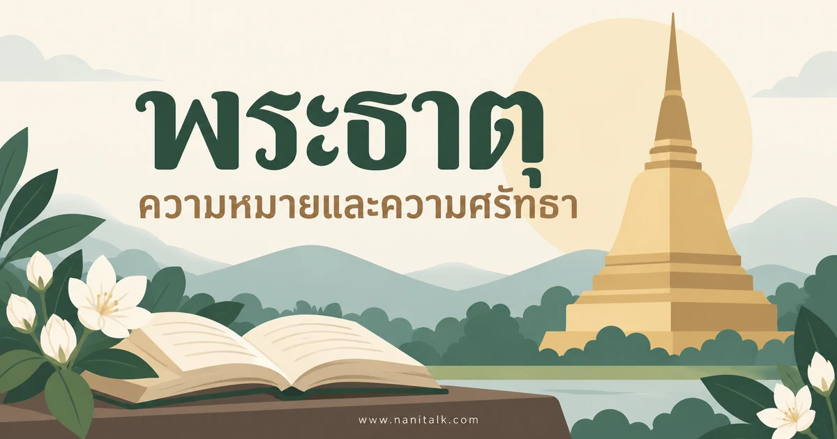 พระธาตุคืออะไร? แยกพระบรมสารีริกธาตุกับพระธาตุเจดีย์