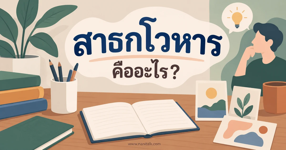 สาธกโวหารคืออะไร? วิธีสังเกตและเขียนตัวอย่างประกอบ