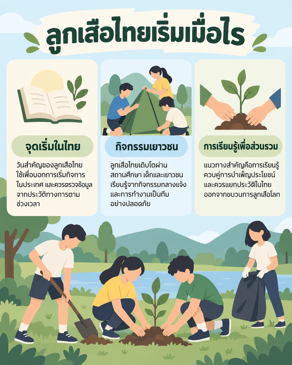 ลูกเสือไทยเริ่มเมื่อไร