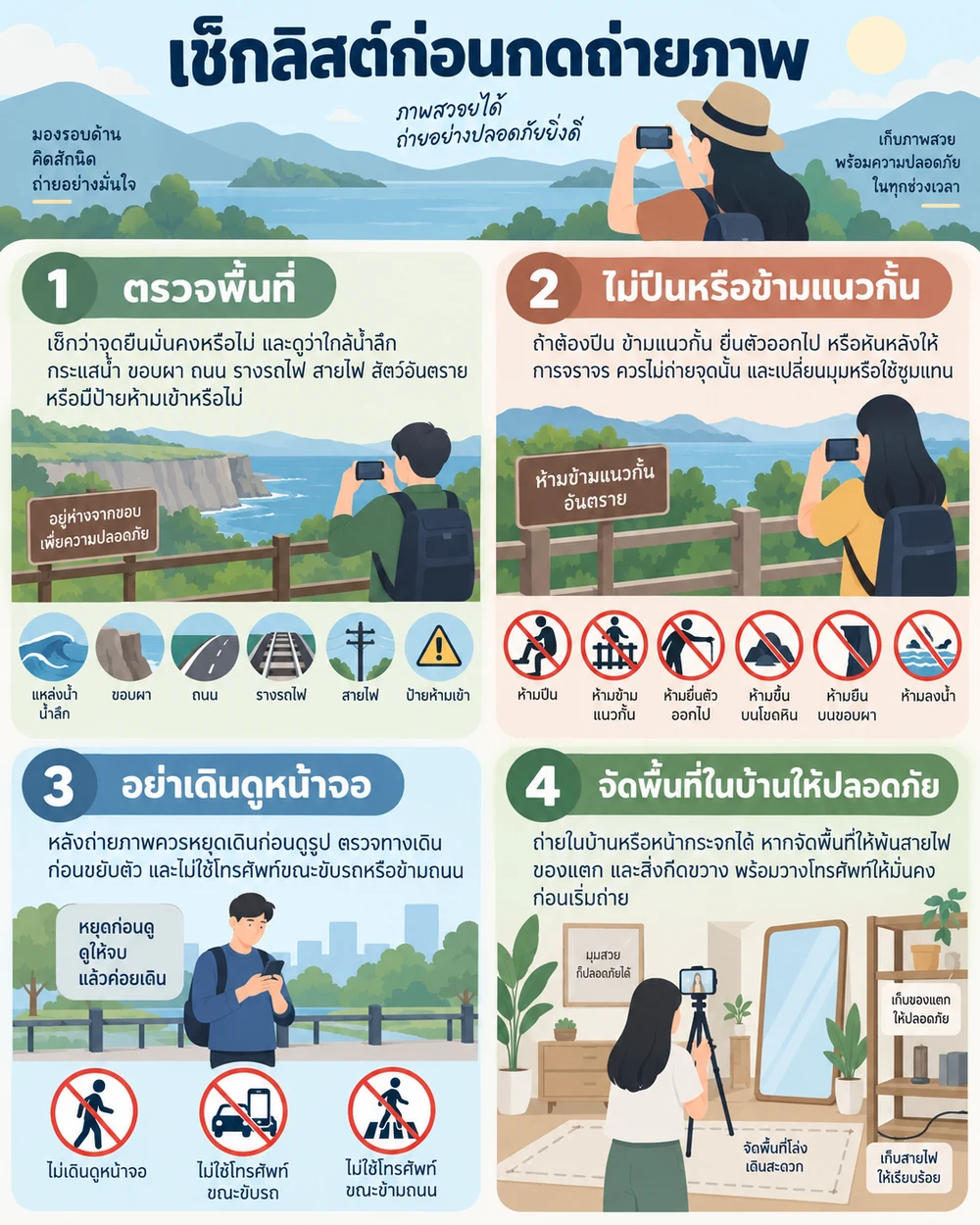 เช็กลิสต์ก่อนกดถ่ายภาพ