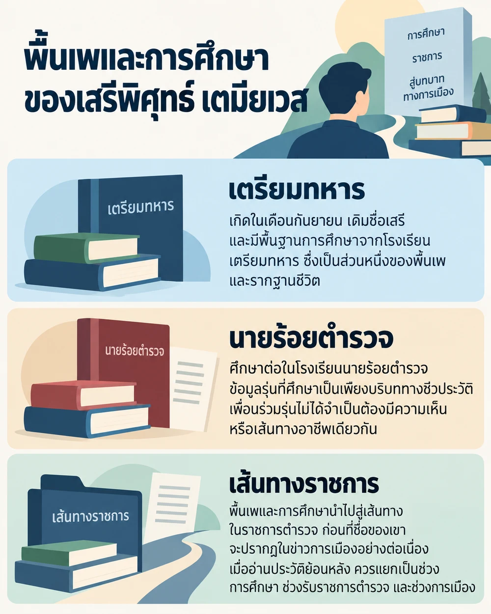 พื้นเพและการศึกษาของเสรีพิศุทธ์ เตมียเวส