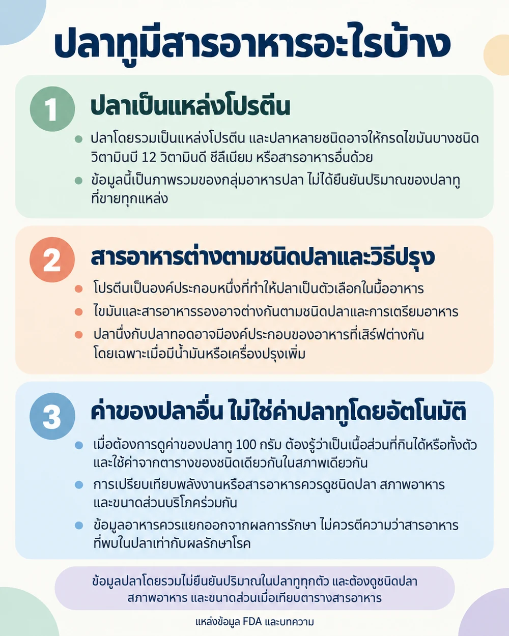 ปลาทูมีสารอาหารอะไรบ้าง