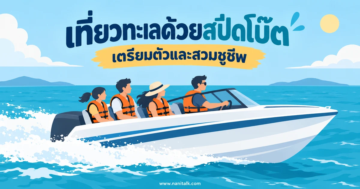 เที่ยวทะเลด้วยสปีดโบ๊ต เตรียมตัวอย่างไรให้สนุกและปลอดภัย