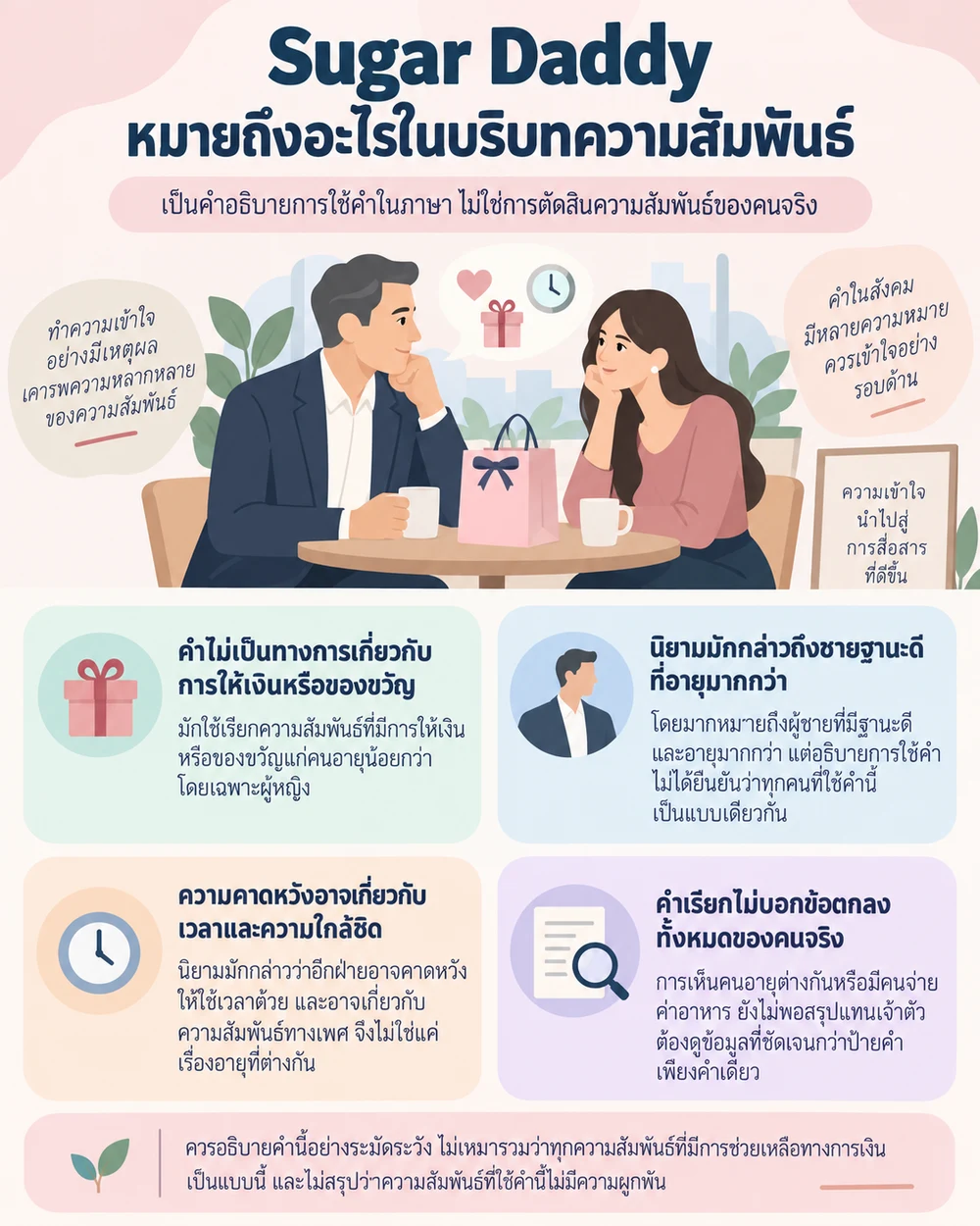 Sugar Daddy หมายถึงอะไรในบริบทความสัมพันธ์
