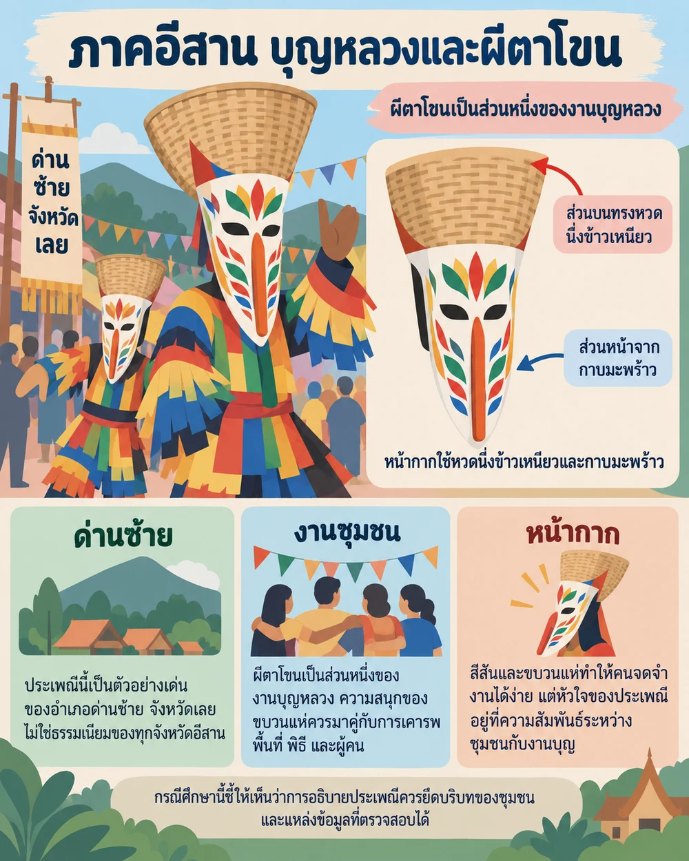 ภาคอีสาน: บุญหลวงและผีตาโขน