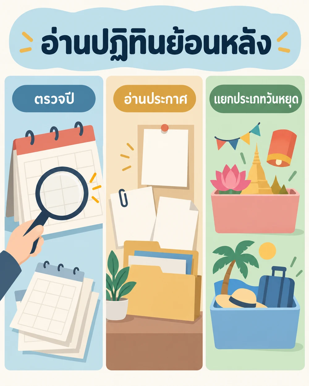 อ่านปฏิทินปี 2563 อย่างไรไม่ให้สับสน