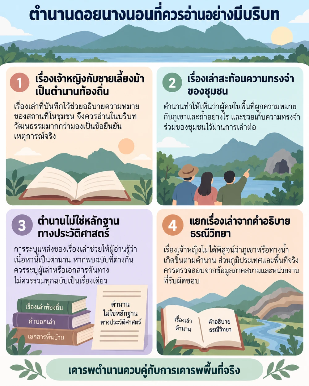 ตำนานดอยนางนอนที่ควรอ่านอย่างมีบริบท