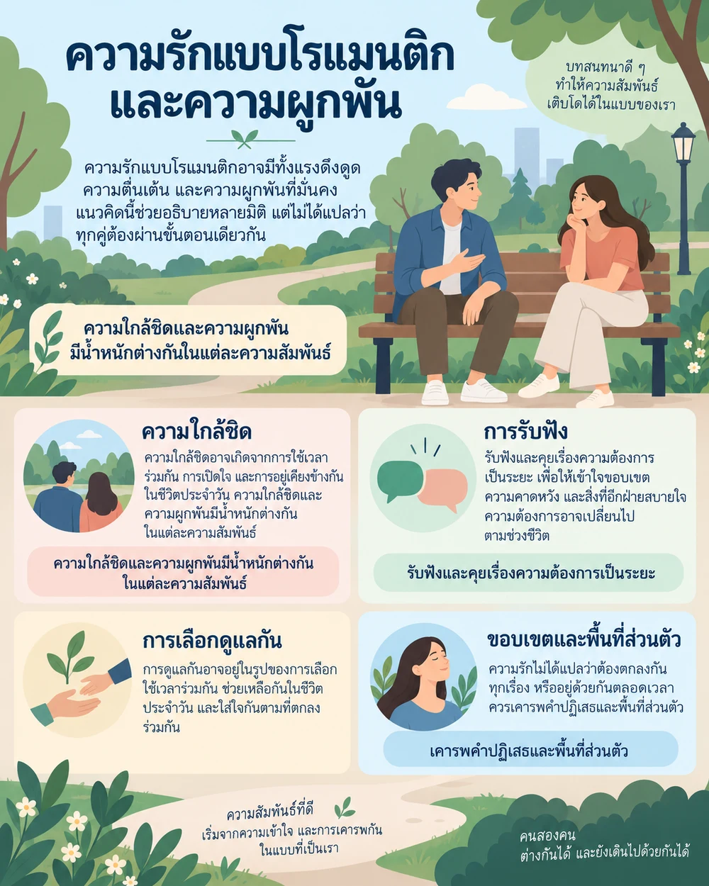 ความรักแบบโรแมนติกและความผูกพัน